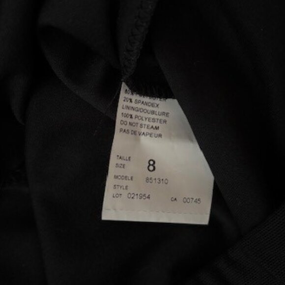 JS Collections Wide Leg Sheer Dress Pants w Side Slit - Picture 7 of 7